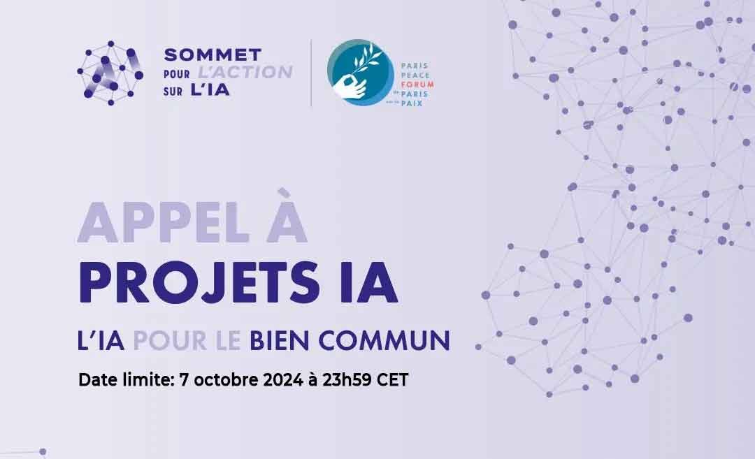 Appel à projets IA pour le bien commun, Paris Peace Forum