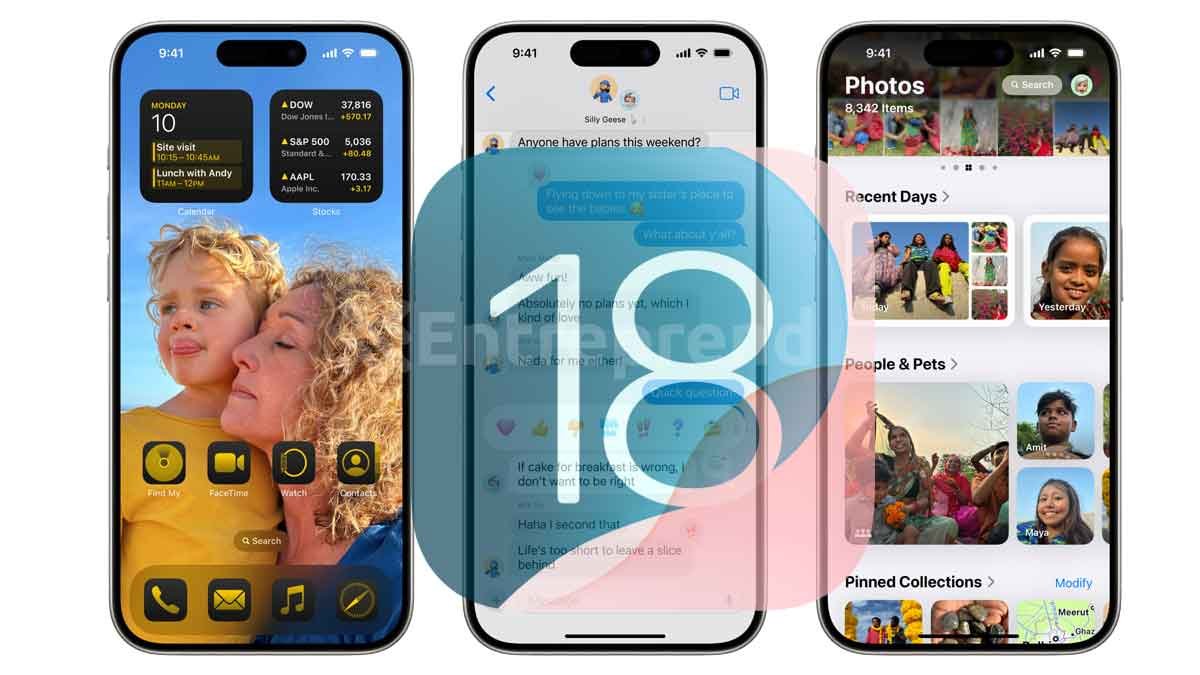 Les nouveautés d’iOS 18