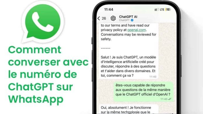 Comment converser avec le numéro de ChatGPT sur WhatsApp