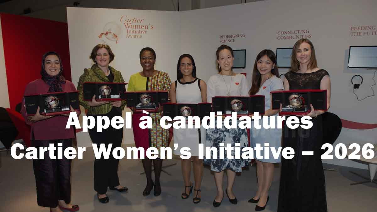 Cartier Women’s Initiative – 2026 Appel à candidatures