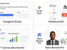 Découvrez ces applications innovantes de Google qui révolutionnent votre productivité : Google AI Studio, Opal, NotebookLM, Gemini Canvas et Nano Banana Pro.